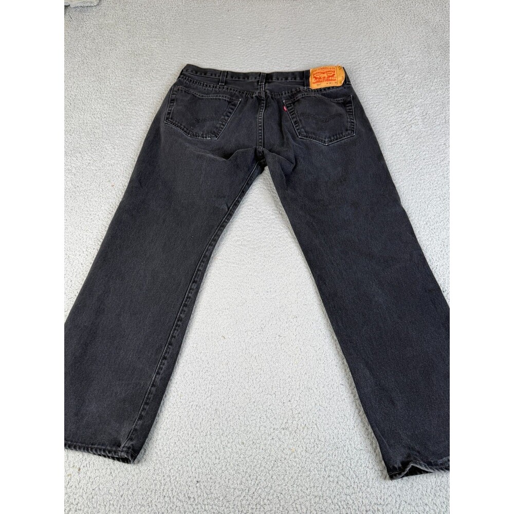 LEVI'S  501 Jeans Mens 38 x 30 Black Work Farm Streetwear Western Cowboy